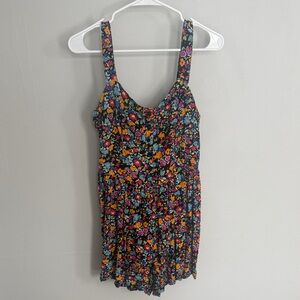 Wild Fable Floral Jumpsuit with Multicolor Design